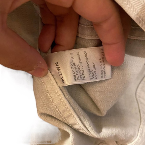 BLDWN Druid Cotton Blend Jacket in Light Grey sz XS - Picture 9 of 9